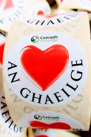 Stickers - An Ghaeilge (Roll of 100) Heart – Roll of Stickers