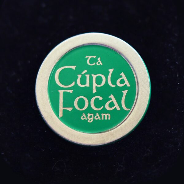 Badge: Tá Cúpla Focal Agam