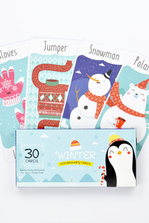 Vocabulary Cards: Winter - 30 cards