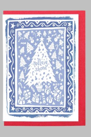 Nollaig Shona - Christmas Tree (Blue) (Mireog)