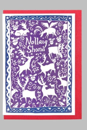 Nollaig Shona – Corcra agus Gorm dorcha (Mireog)