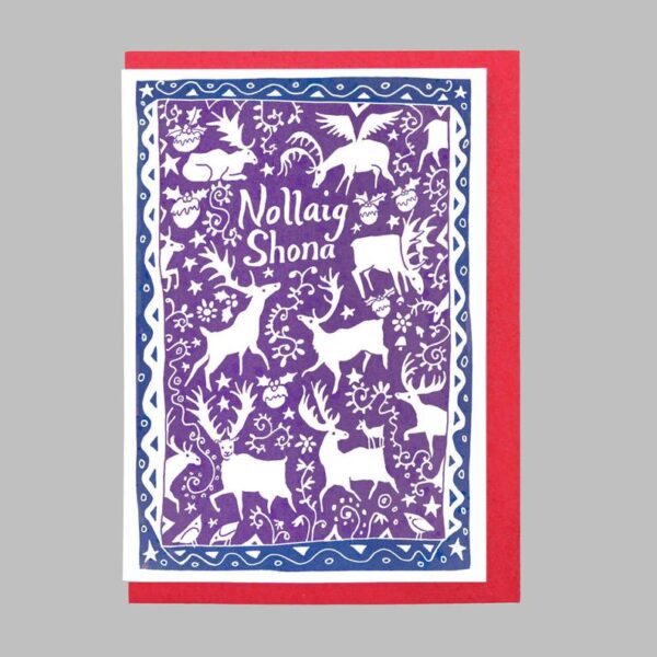 Nollaig Shona – Purple and Dark blue (Mireog)