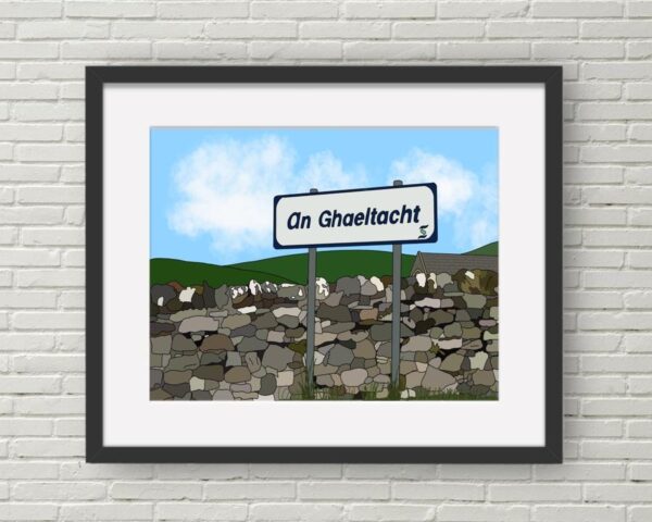 An Ghaeltacht - A5 print