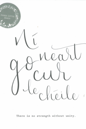 Print – A5 – Ní neart go cur le chéile