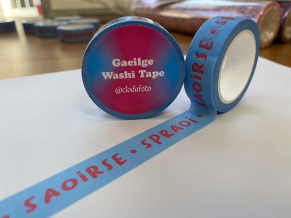 Washi Tape Gaeilge – Saoirse / Spraoi