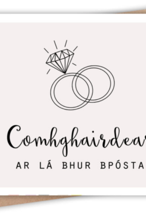 Comhghairdeas ar lá bhur bPósta (LaineyK)