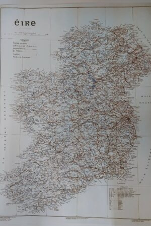 Léarscáil na hÉireann – Map of Ireland (School edition, c.1938, reprint)