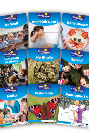 Cosán na Gealaí – Seit 9 Leabhar Neamhfhicsin – (Naíonáin Mhóra/Naíonáin Shinsearacha) Senior Infants