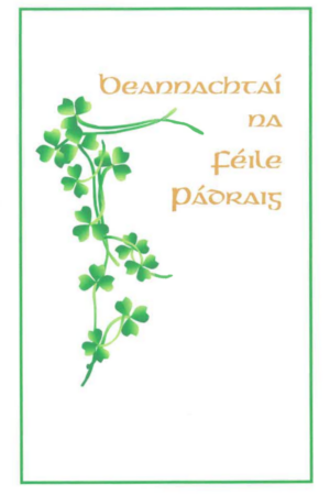 Beannachtaí na Féile Pádraig - Seamróg (Cló Mhuire)