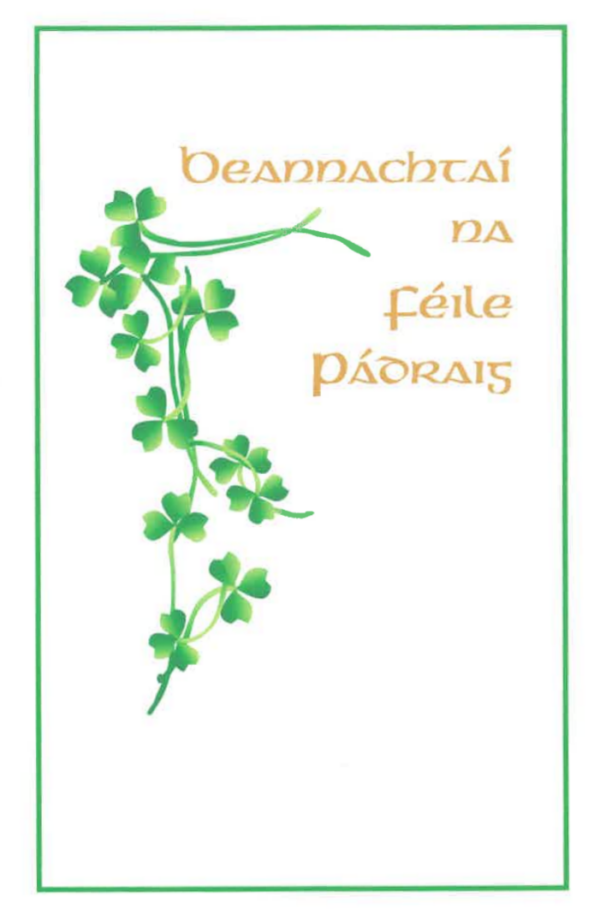 Beannachtaí na Féile Pádraig - Seamróg (Cló Mhuire)