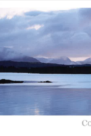 Comhbhrón – mountains and sea landscape