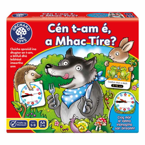 Cén t-am é, A Mhac Tíre? Cluiche ama - Orchard Toys