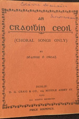 An Craoibhín Ceoil (secondhand)