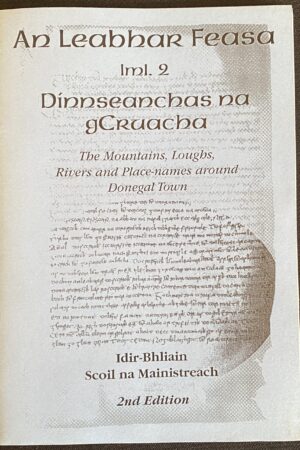 An Leabhar Feasa Iml. 2 - Dinnseanchas na gCruacha (ar athláimh)