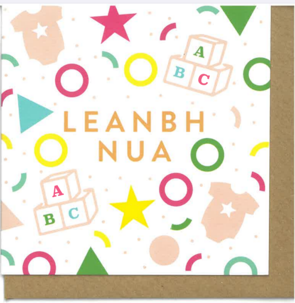 Leanbh nua (pattern with ABC blocks)