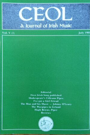 Ceol - A Journal of Irish Music Vol. V(1) (ar athláimh)