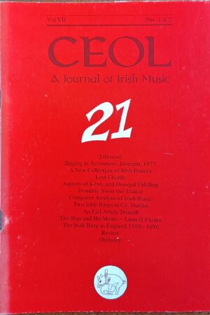 Ceol - A Journal of Irish Music Vol. VII (ar athláimh)