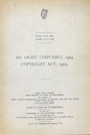 An tAcht Cóipchirt, 1963 - Copyright Act, 1963 (ar athláimh)