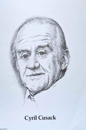 Portrait – Cyril Cusack – Wendy Shea artwork A3 Print