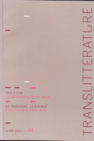 Translittérature - Hiver 2013 (Secondhand)