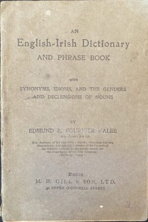 An English-Irish Dictionary and Phrase Book (secondhand)